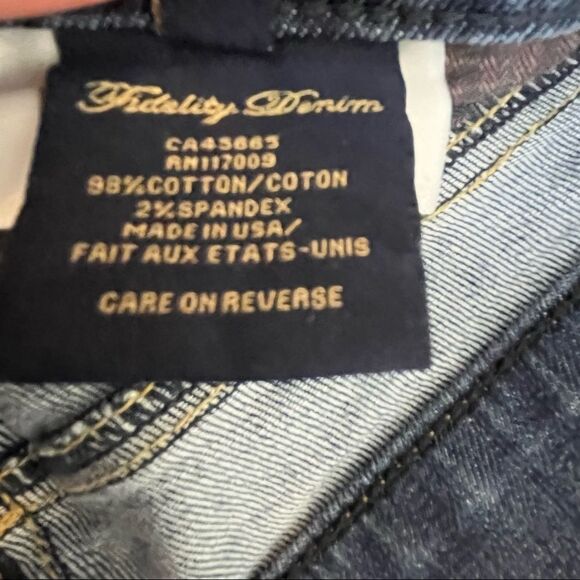 Fidelity Belladonna Mid Rise Bootcut jeans (hemmed) Size 25 - Picture 11 of 14